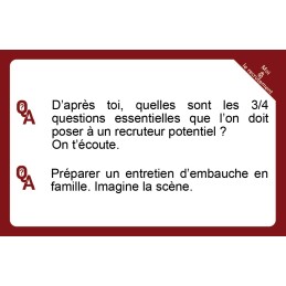 Cartes-questions du jeu Moi & Le Recrutement pour préparer un entretien (vue 1)