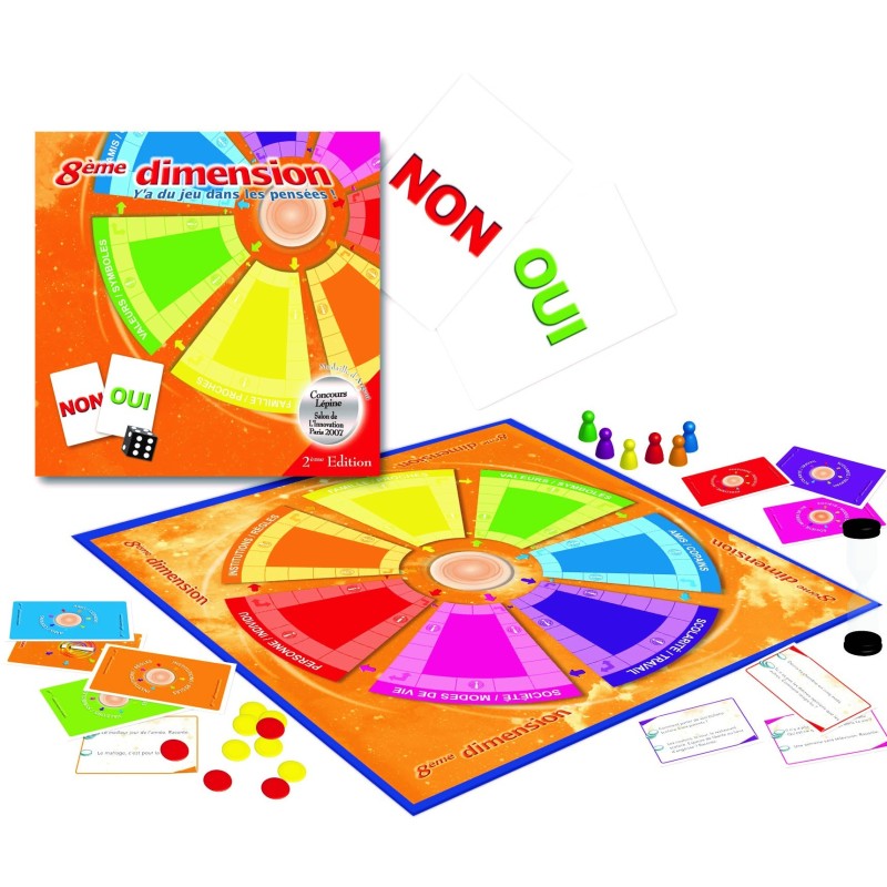 Boîte du jeu 8ème Dimension, jeu de médiation pour adolescents
