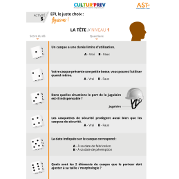 Activité Gare aux TMS du kit Cultur'Prev