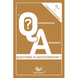 Boîte du jeu de cartes Moi & L'Apprentissage, collection Questionnons Autrement – Éditions Valorémis
