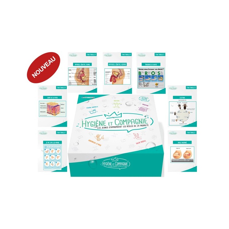 Plateau du jeu Hygiène et Compagnie