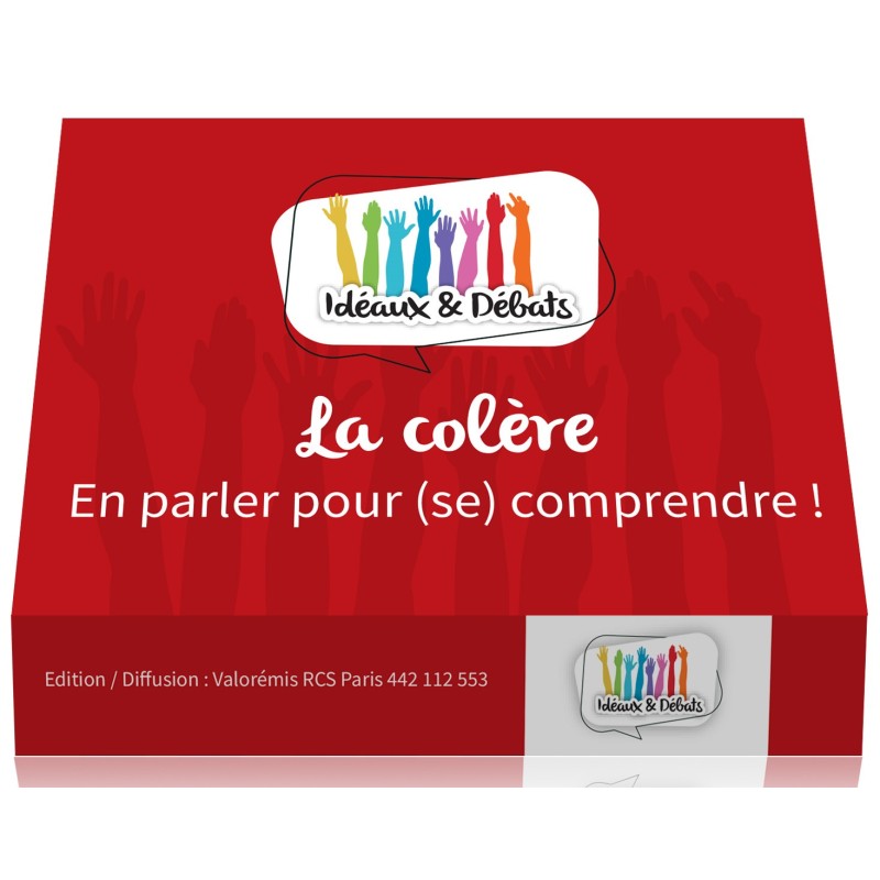 Jeu éducatif sur la colère – couverture du coffret "La colère : en parler pour se comprendre" par les Éditions Valoremis Jeu éducatif sur la colère – couverture du coffret "La colère : en parler pour se comprendre" par les Éditions Valoremis