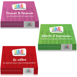 COLLECTION 3 jeux de cartes " Idéaux & Débats "