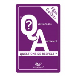 Jeu de cartes  " Filles & Garçons : Questions de respect ?"
