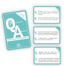 Cartes-questions du jeu Laïcité pour tous pour débattre de la laïcité