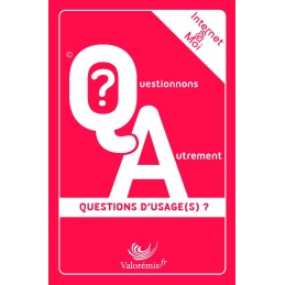 Étui du jeu de cartes Internet & Moi, collection Questionnons Autrement – Éditions Valorémis